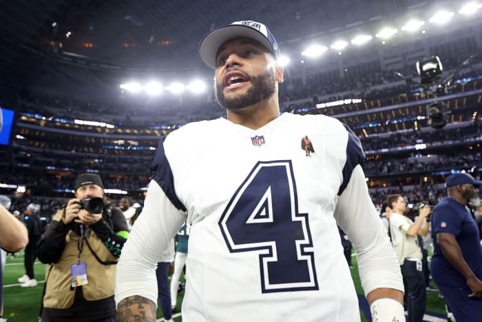 Cowboys quarterback Dak Prescott . Mandatory Credit: Tim Heitman-USA TODAY Sports